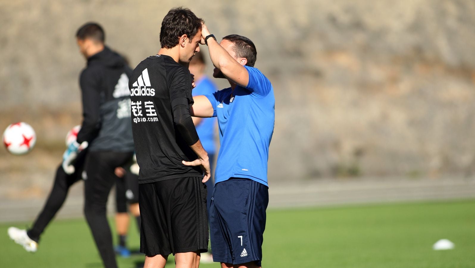 Los jugadores de la Real Sociedad se han ejercitado en Zubieta para preparar el encuentro de Copa ante el Lleida
