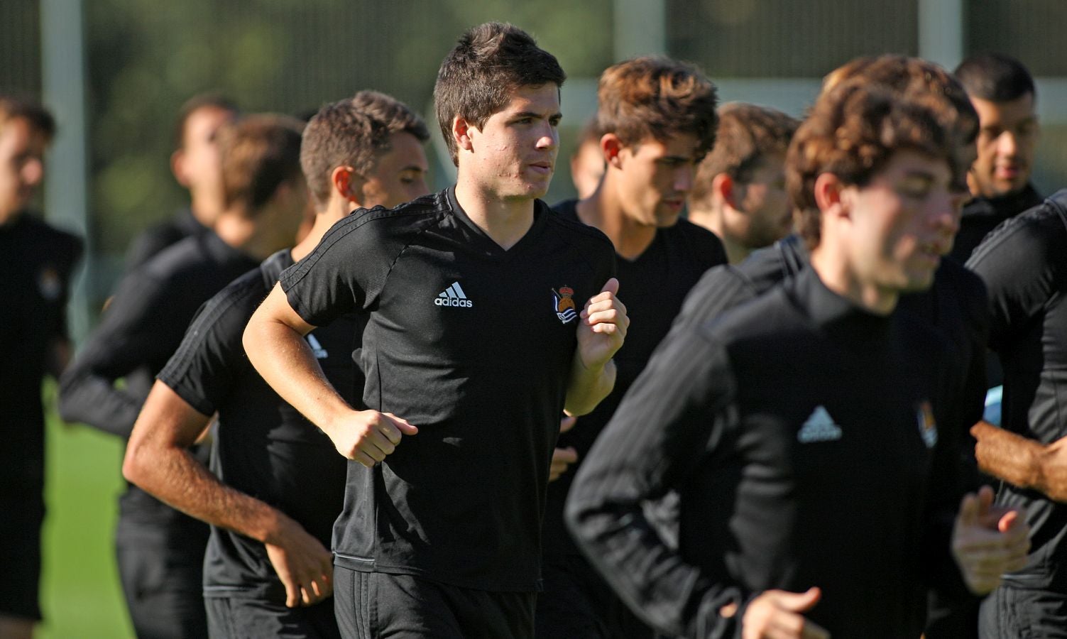 Los jugadores de la Real Sociedad se han ejercitado en Zubieta para preparar el encuentro de Copa ante el Lleida