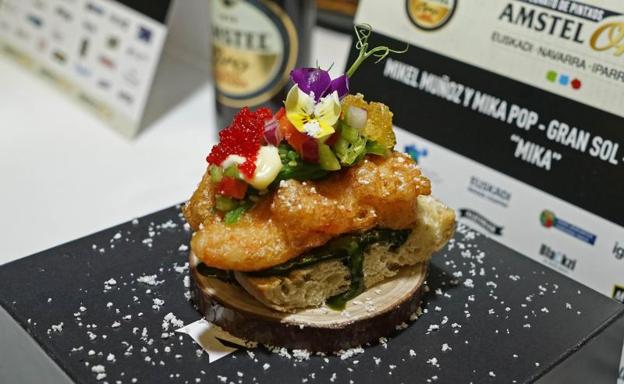 'Mika', el pintxo ganador del certamen