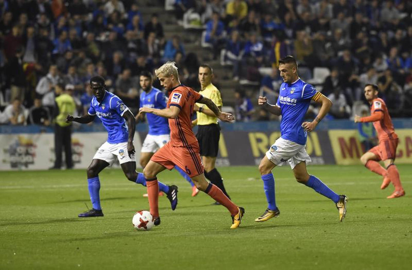 Las mejores imágenes del Lleida- Real Sociedad (0-1)