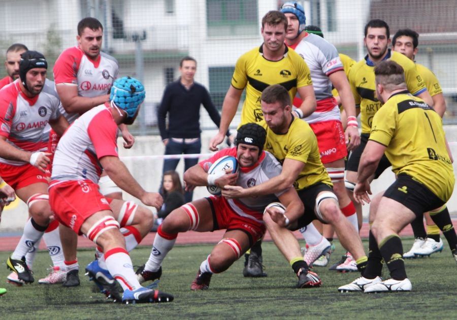 Ampo Ordizia venció 61 a 14 al Getxo Artea, en Altamira, en el primer derbi vasco de la temporada para los ordiziarras.