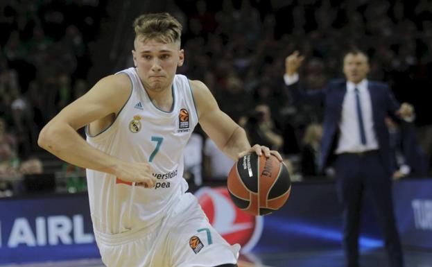 Luka Doncic, durante un partido. 