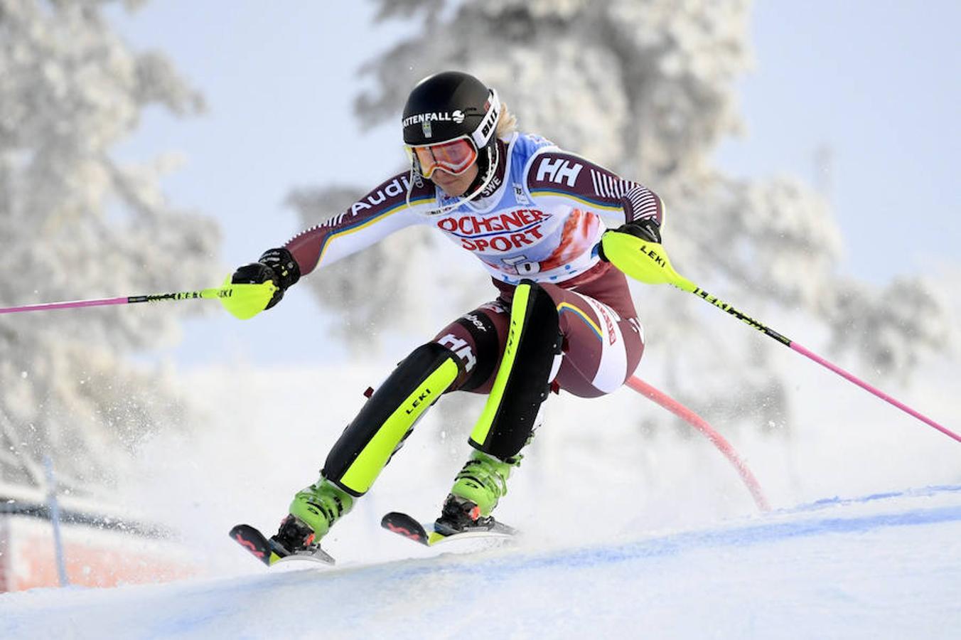 Este sábado se ha celebrado la primera carrera de slalom femenino de la temporada de la Copa del Mundo de esquí FIS en Levi, Finlandia.