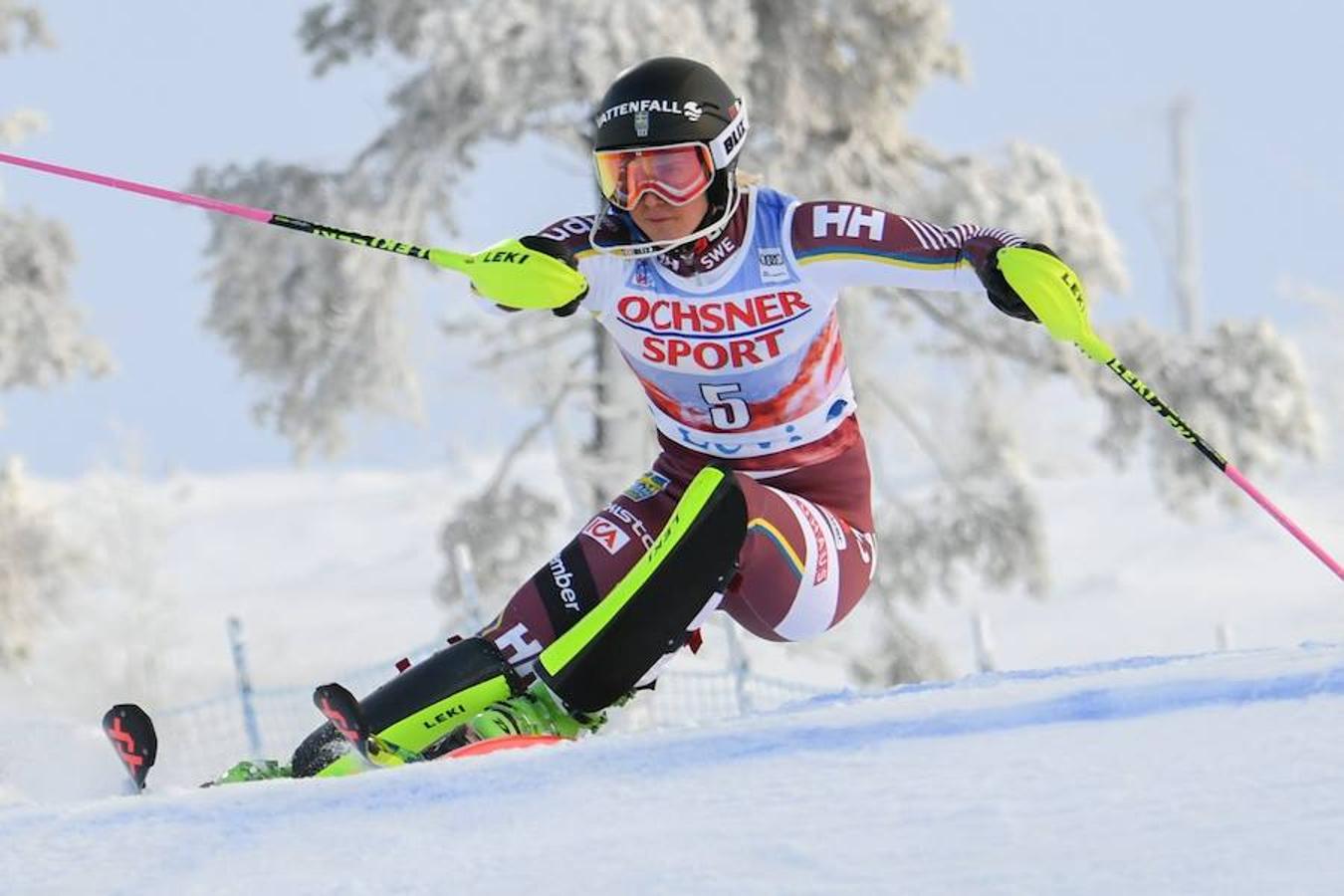 Este sábado se ha celebrado la primera carrera de slalom femenino de la temporada de la Copa del Mundo de esquí FIS en Levi, Finlandia.