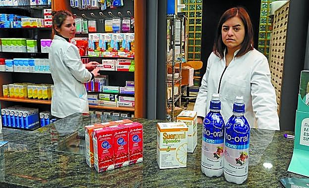 La farmacia Amenabar vendió más suero de lo habitual. 