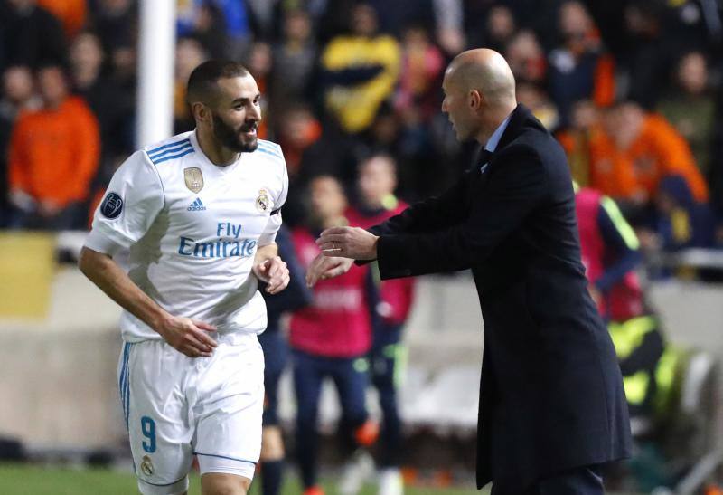 El Real Madrid se enfrentó en la quinta jornada de la Liga de Campeones al Apoel en Nicosia, donde Benzema se reencontró con el gol tras más de nueve meses de sequía en Europa.