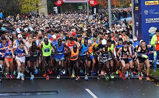 Imagen principal - Maratón de San Sebastián. 
