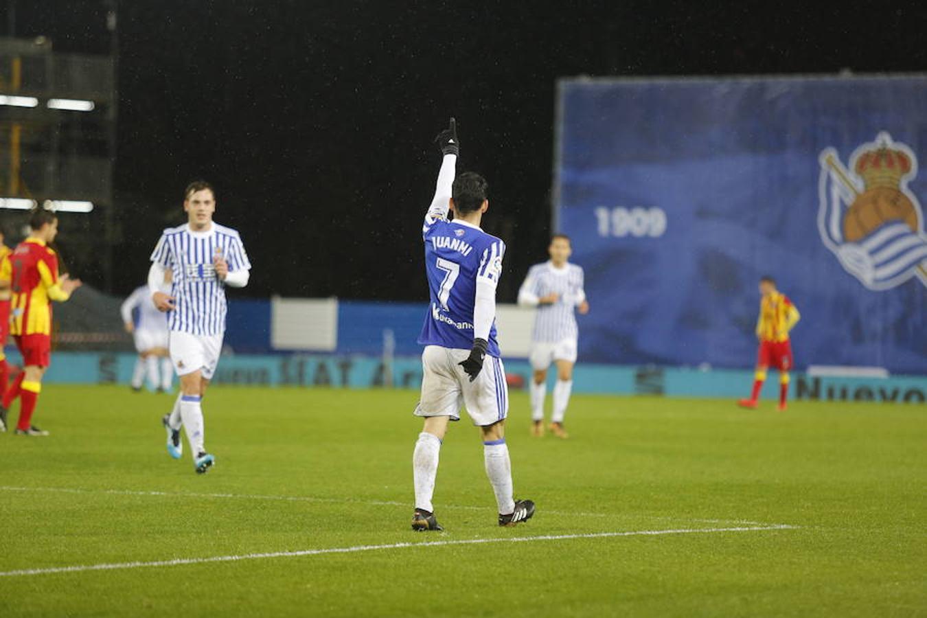 Real Sociedad-Lleida en imágenes