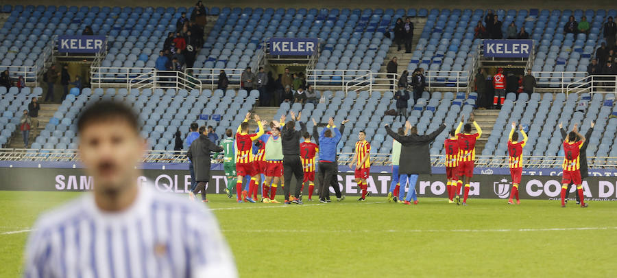 Real Sociedad-Lleida en imágenes