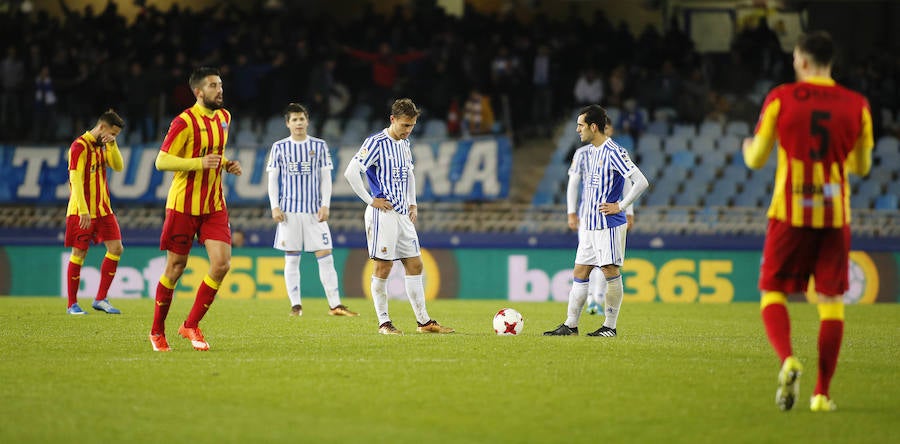 Real Sociedad-Lleida en imágenes