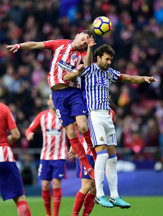 Las mejores imágenes del estreno de la Real Sociedad en el Wanda Metropolitano ante el Atlético de Madrid