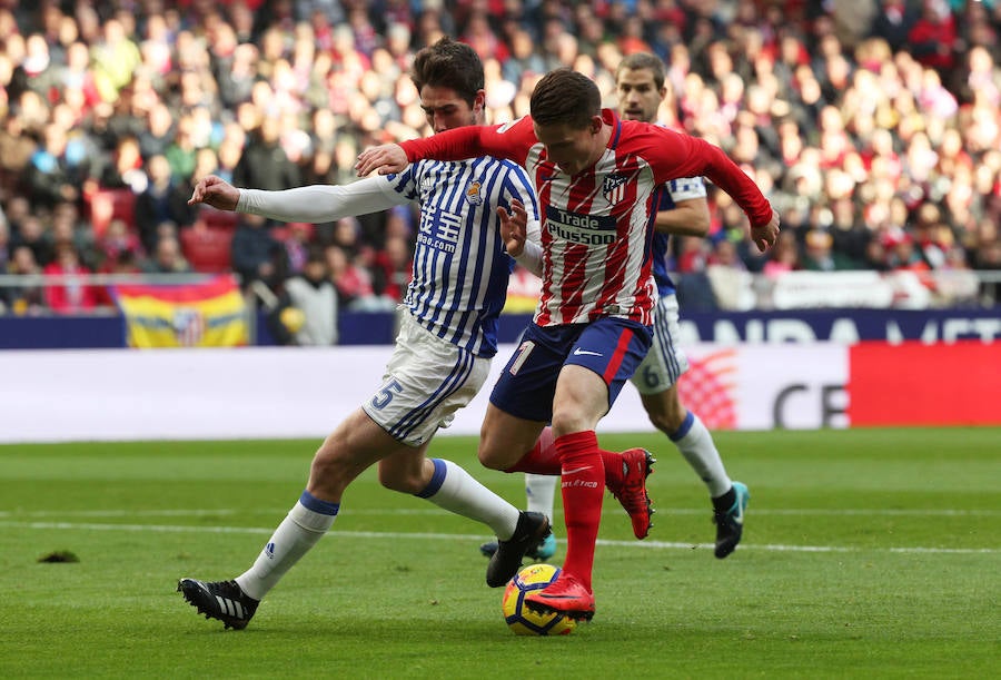 Las mejores imágenes del estreno de la Real Sociedad en el Wanda Metropolitano ante el Atlético de Madrid