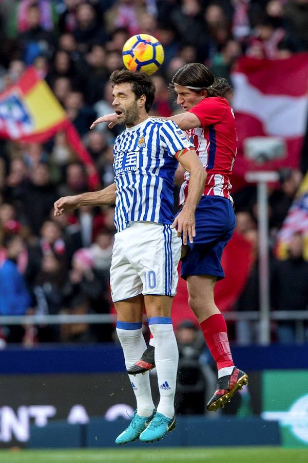 Las mejores imágenes del estreno de la Real Sociedad en el Wanda Metropolitano ante el Atlético de Madrid