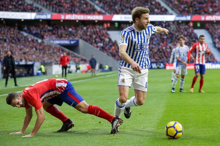 Las mejores imágenes del estreno de la Real Sociedad en el Wanda Metropolitano ante el Atlético de Madrid