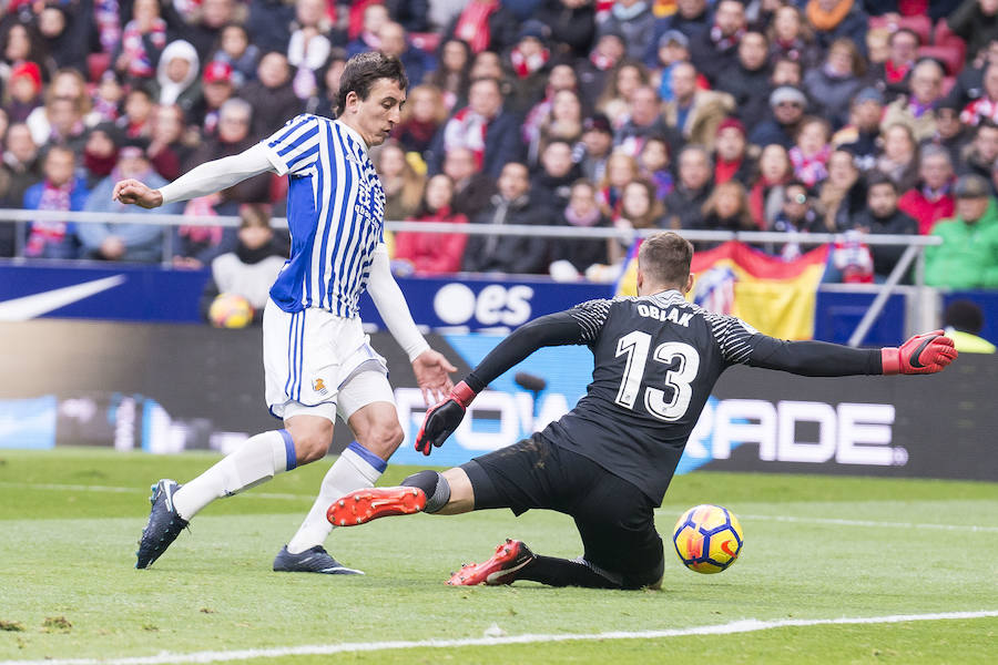 Las mejores imágenes del estreno de la Real Sociedad en el Wanda Metropolitano ante el Atlético de Madrid