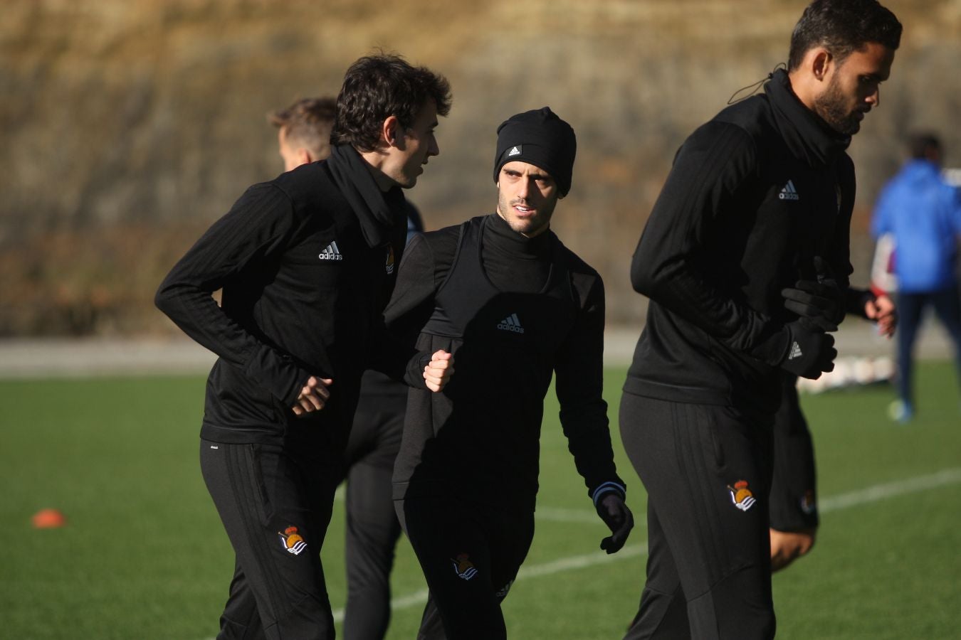 La Real Sociedad ha realizado este miércoles el último entrenamiento antes del partido del jueves ante el Zenit de San Petersburgo.