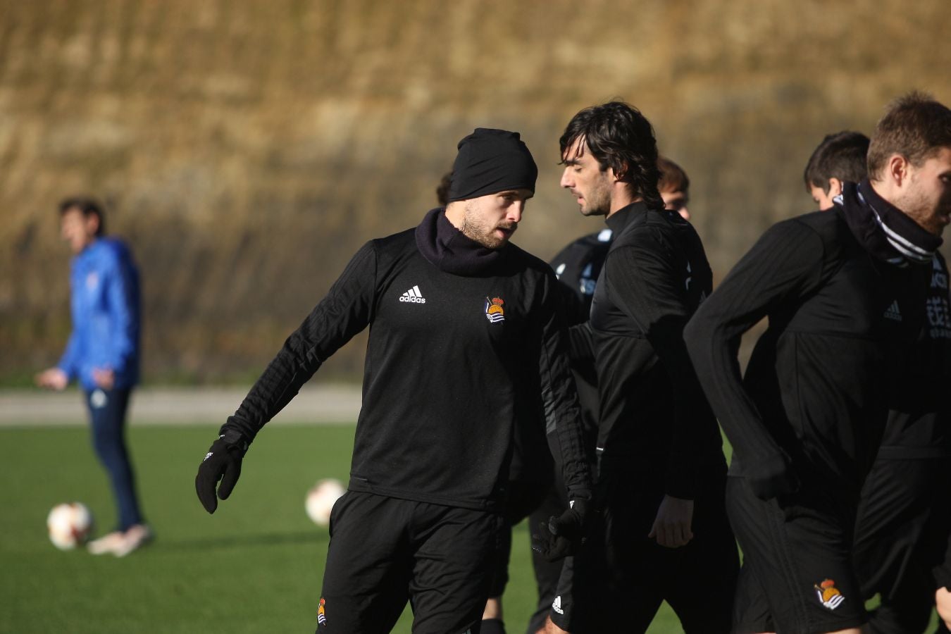 La Real Sociedad ha realizado este miércoles el último entrenamiento antes del partido del jueves ante el Zenit de San Petersburgo.
