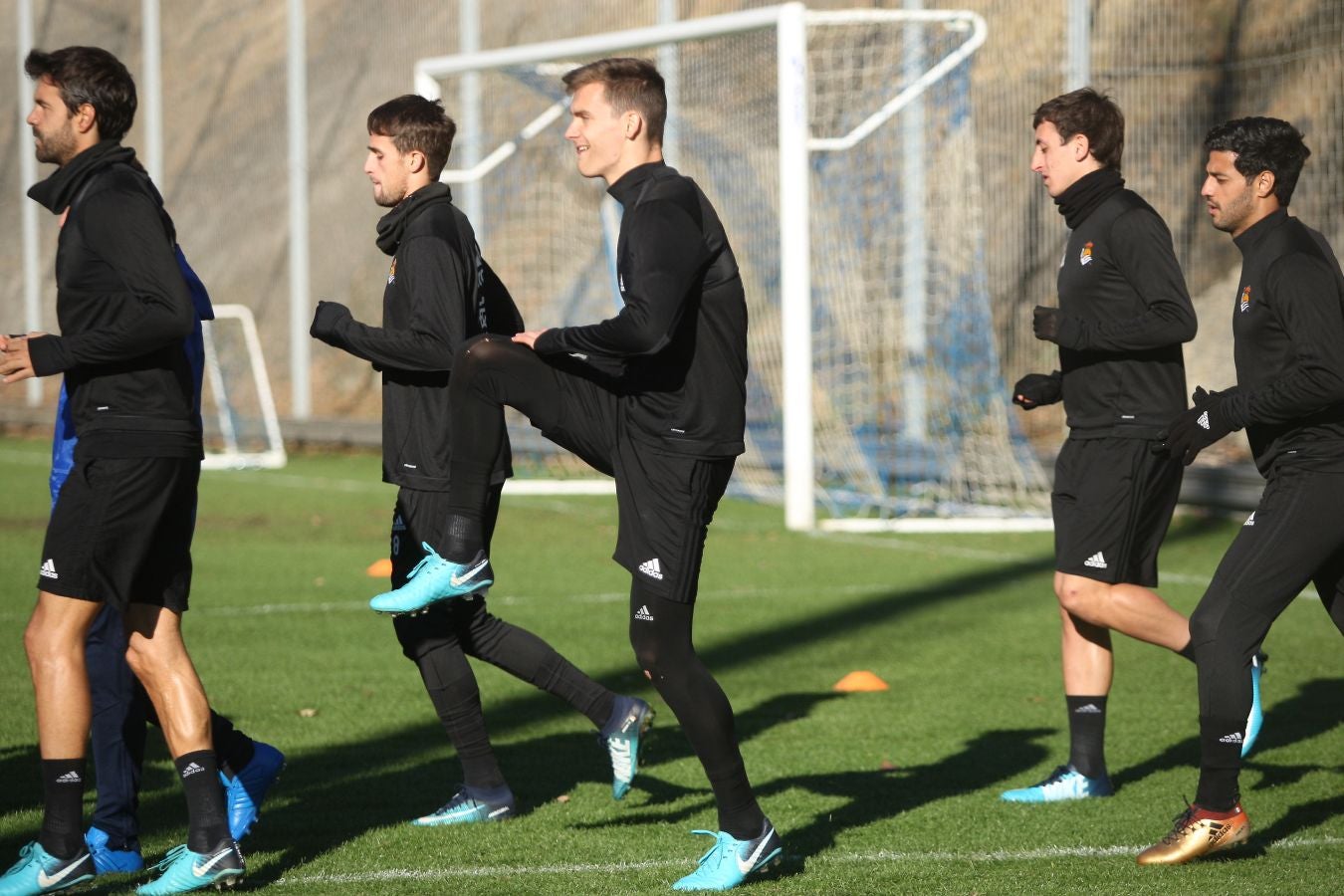 La Real Sociedad ha realizado este miércoles el último entrenamiento antes del partido del jueves ante el Zenit de San Petersburgo.
