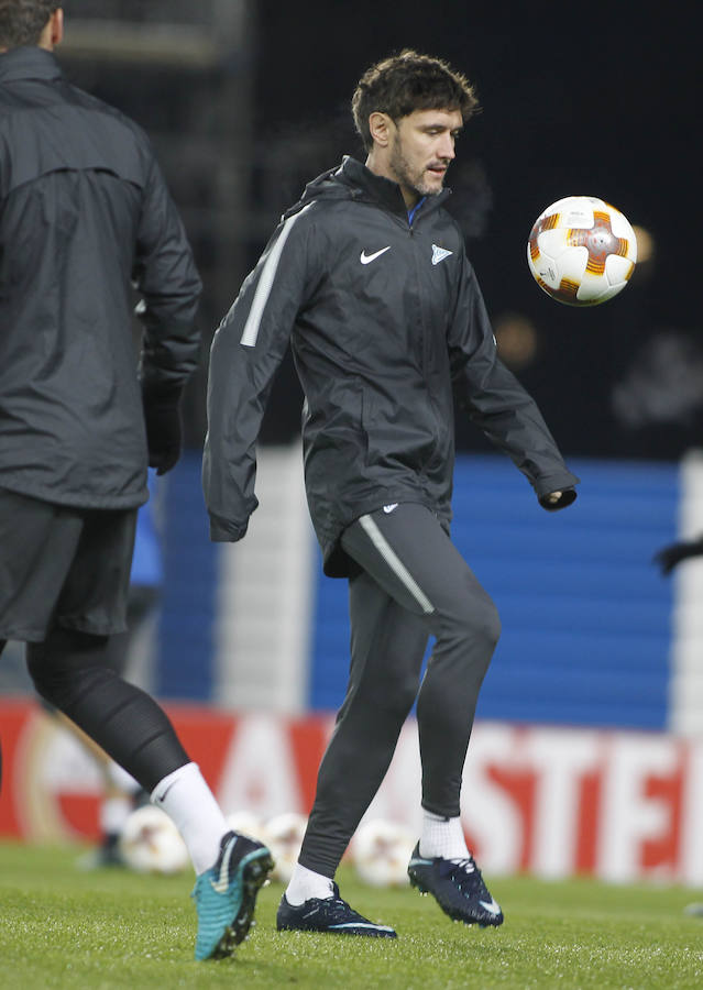 El Zenit entrena en Anoeta