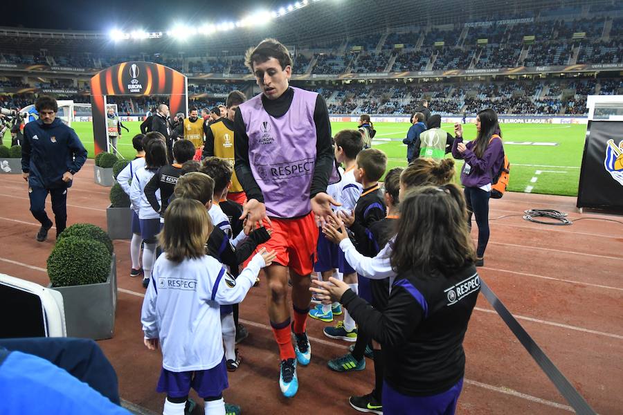 Las mejores imágenes del encuentro de Europa League entre la Real Sociedad y el Zenit en Anoeta