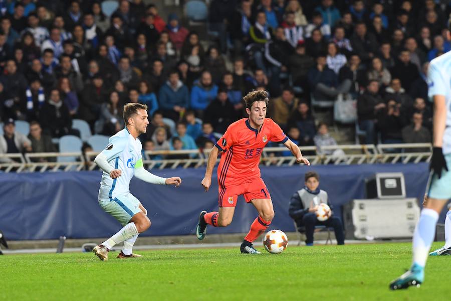 Las mejores imágenes del encuentro de Europa League entre la Real Sociedad y el Zenit en Anoeta