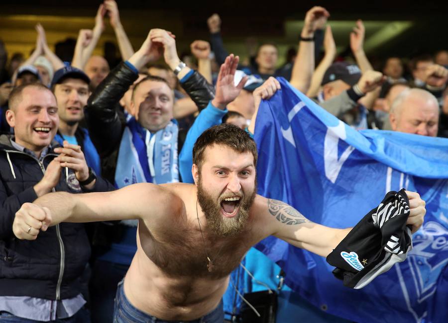 Las mejores imágenes del encuentro de Europa League entre la Real Sociedad y el Zenit en Anoeta