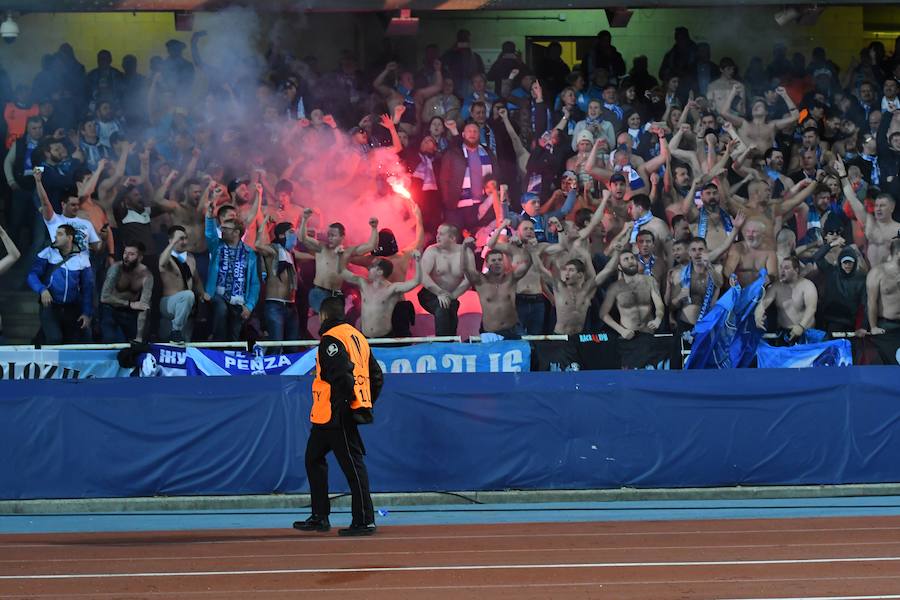 Las mejores imágenes del encuentro de Europa League entre la Real Sociedad y el Zenit en Anoeta