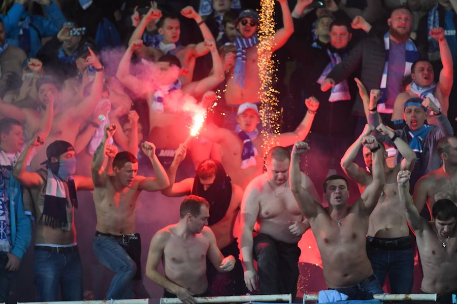 Las mejores imágenes del encuentro de Europa League entre la Real Sociedad y el Zenit en Anoeta