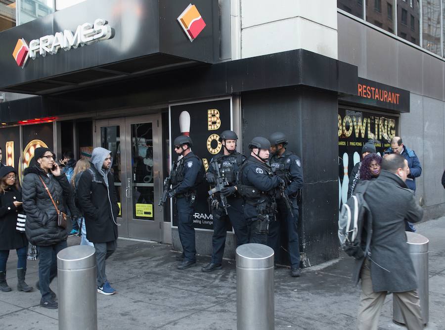 Un hombre, que ha sido detenido, habría intentado acceder al metro en la zona de Times Square con un artefacto.