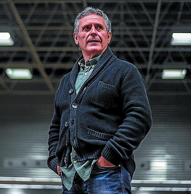 Iñaki Murua, lehengo asteartean Barakaldoko BECen.