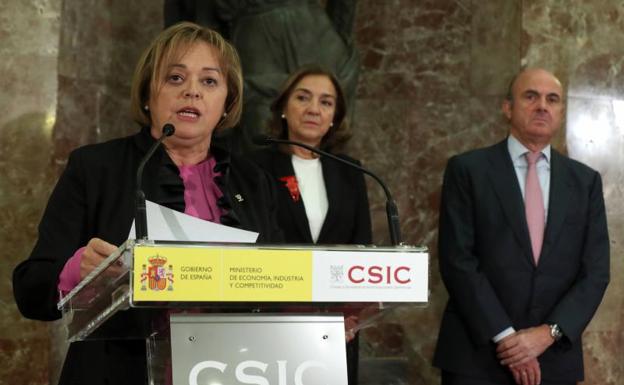 Rosa Menéndez, nueva presidenta del CSIC.