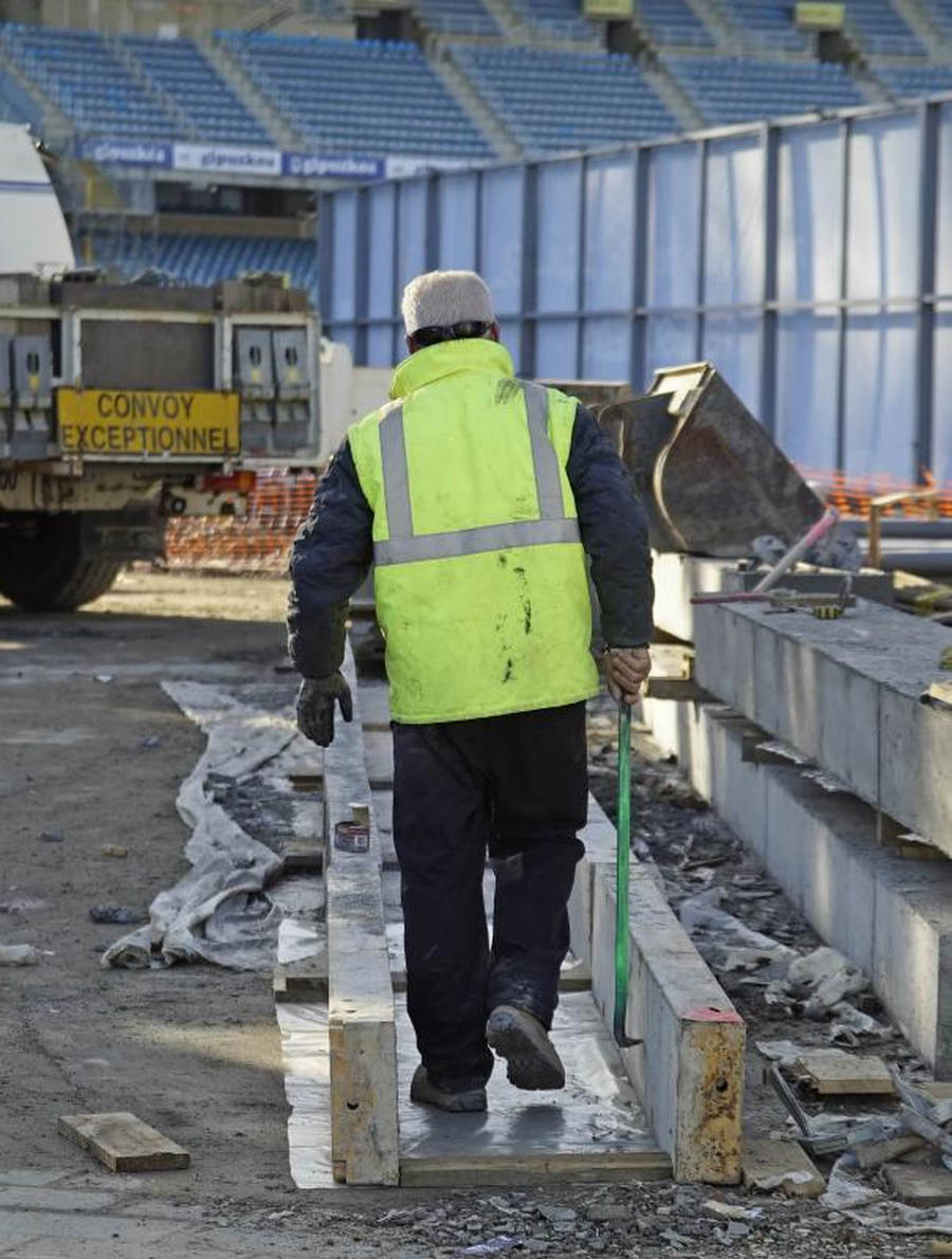 Las obras de Anoeta, a buen ritmo