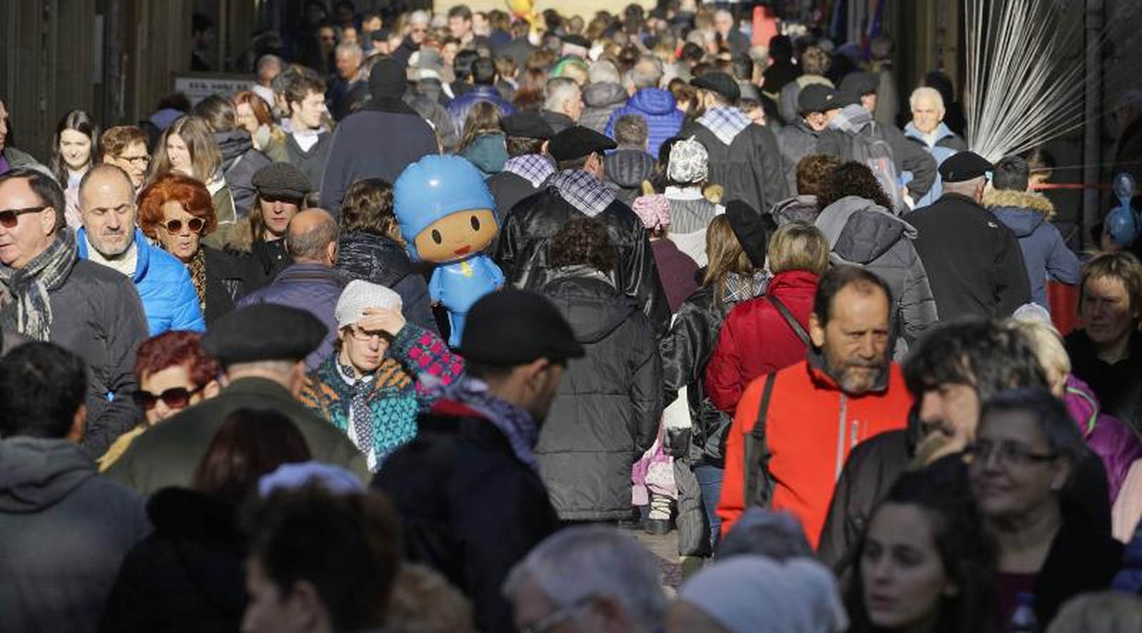 La feria de Santo Tomás de Donostia, un éxito