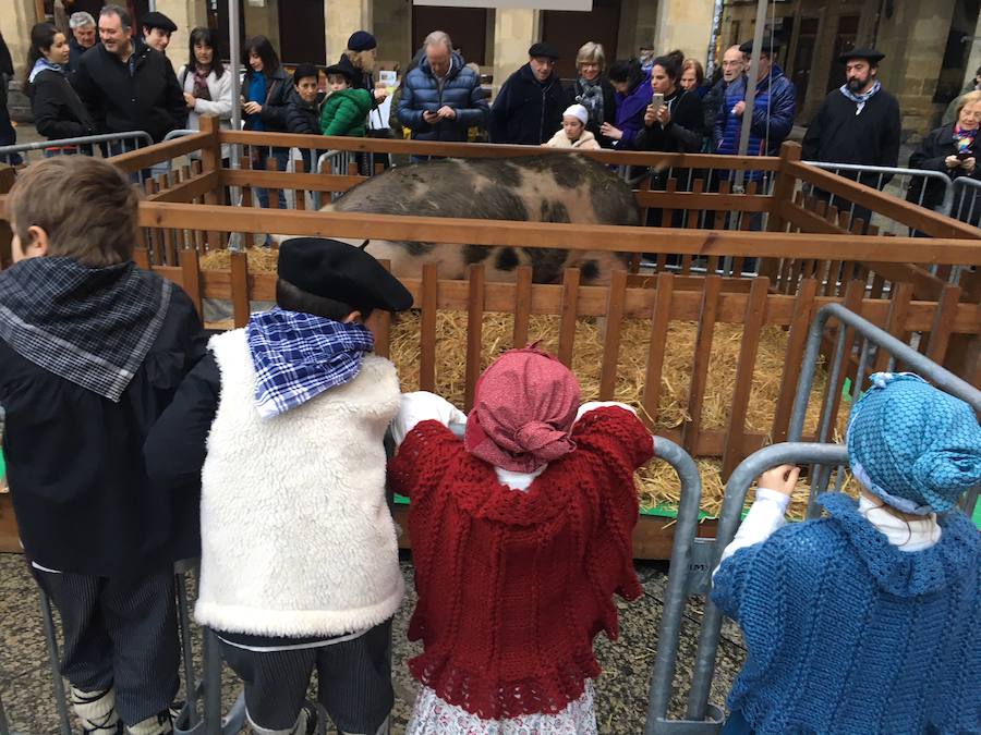 Arranca el Santo Tomas de 2017 y la plaza Constitución ya está lista para recibir a la gente. Los más madrugadores ya han podido ver a Úrsula.