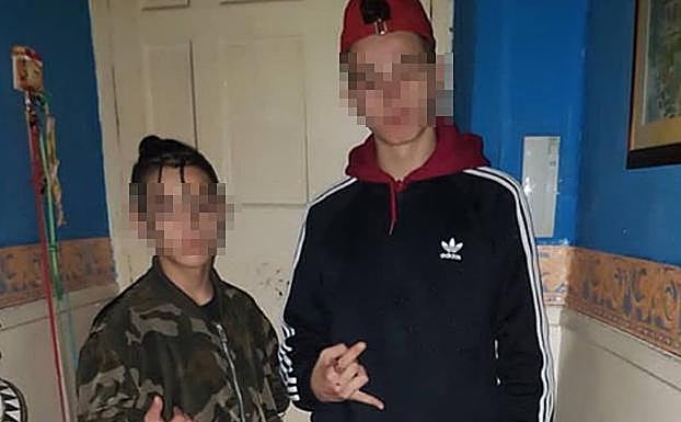 Los dos menores acusados del homicidio de 'Urren'. . 