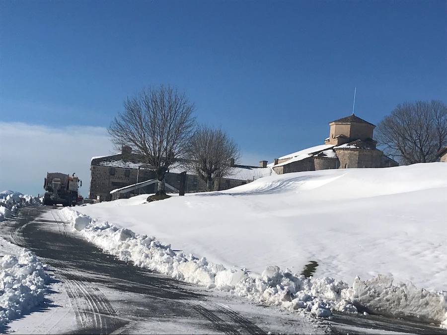 Berastegi ha registrado hoy la temperatura mínima de toda Gipuzkoa con -4,3 grados al igual que Pagoeta. 