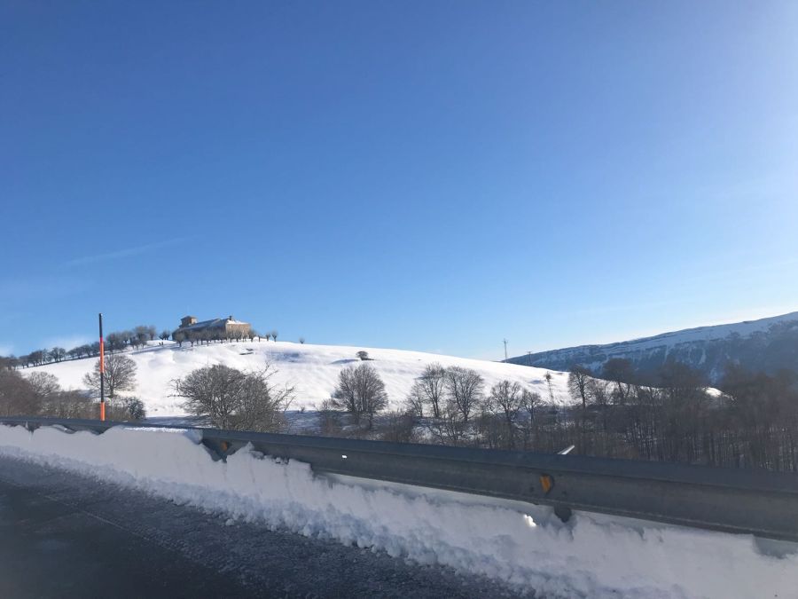 Berastegi ha registrado hoy la temperatura mínima de toda Gipuzkoa con -4,3 grados al igual que Pagoeta. 