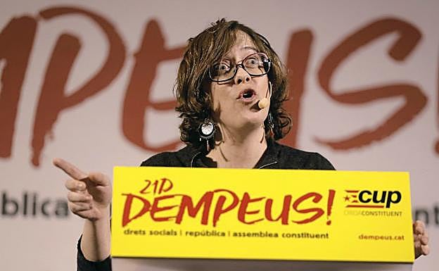 Eulàlia Reguant, concejal de la CUP.