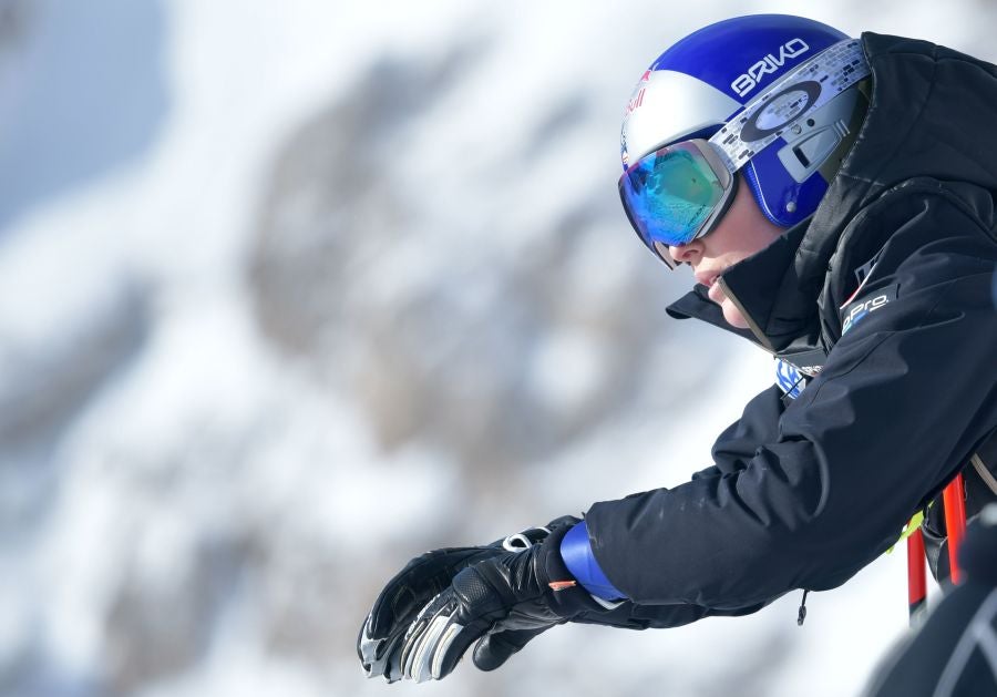 La esquiadora estadounidense entrena estos días en Cortina d'Ampezzo con la mente puesta en la celebración de los próximos Juegos Olímpicos de invierno