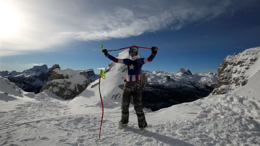 La esquiadora estadounidense entrena estos días en Cortina d'Ampezzo con la mente puesta en la celebración de los próximos Juegos Olímpicos de invierno