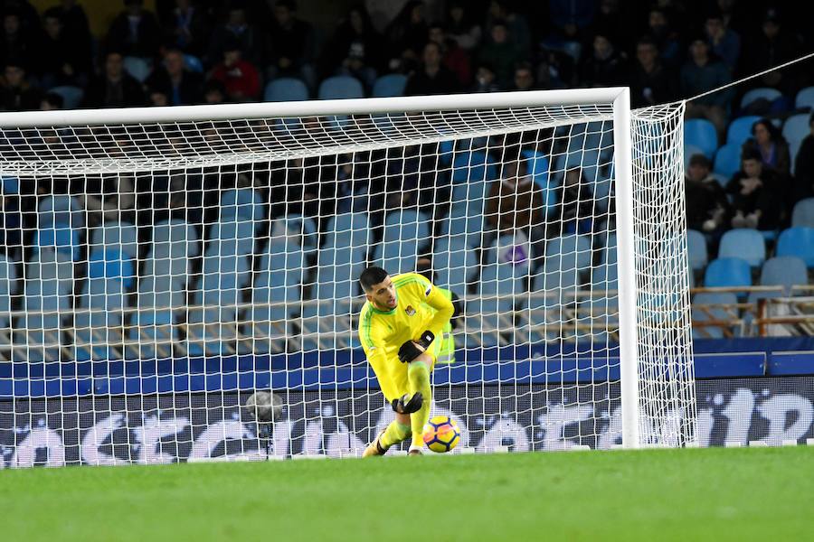La Real no ha podio pasar del empate en la segunda parte.