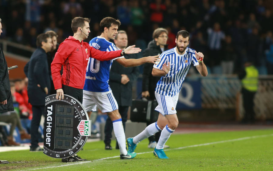 La Real no ha podio pasar del empate en la segunda parte.