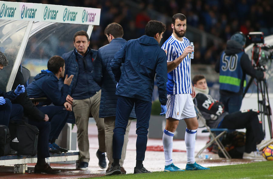 La Real no ha podio pasar del empate en la segunda parte.