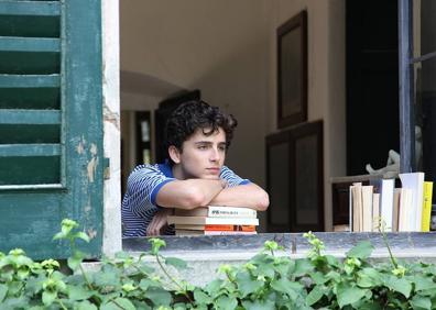 Imagen secundaria 1 - Timothée Chalamet y Esther Garrel en diferentes escenas de 'Call me by your name' (2017).