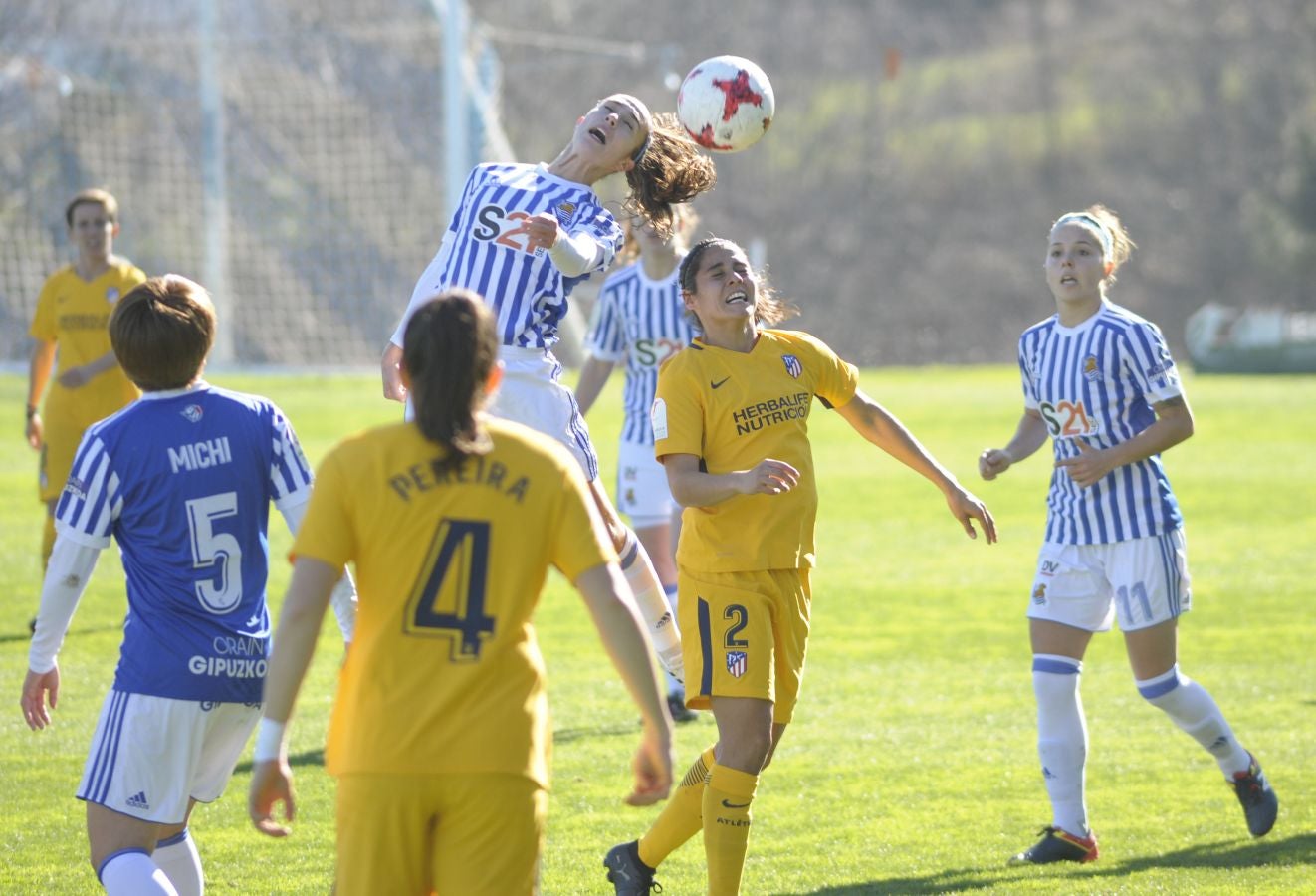 La Real Sociedad femenina ha logrado en Zubieta un valioso punto con sabor a victoria ante el campeón de Liga yl colíderen la actual, el Atlético de Madrid.