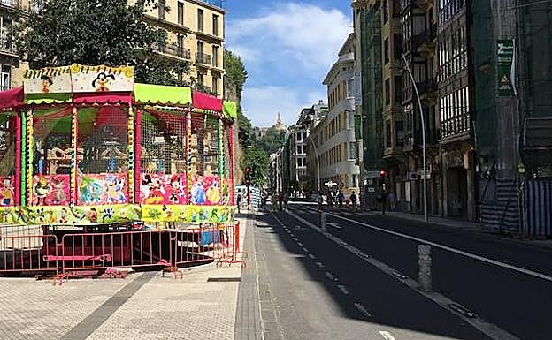 La calle Easo se cierra al tráfico este fin de semana