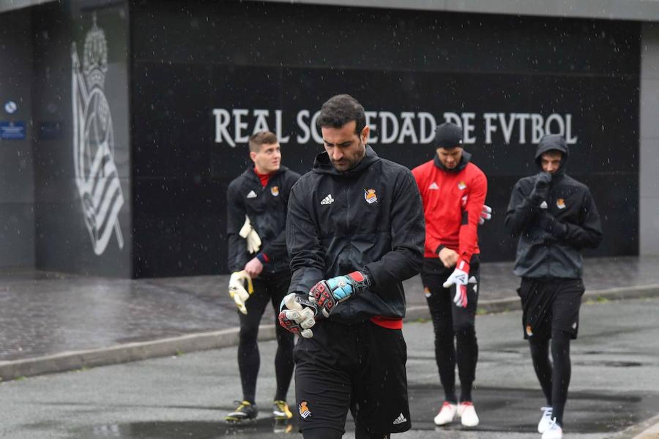 Entrenamiento de la Real Sociedad en Zubieta, en imágenes