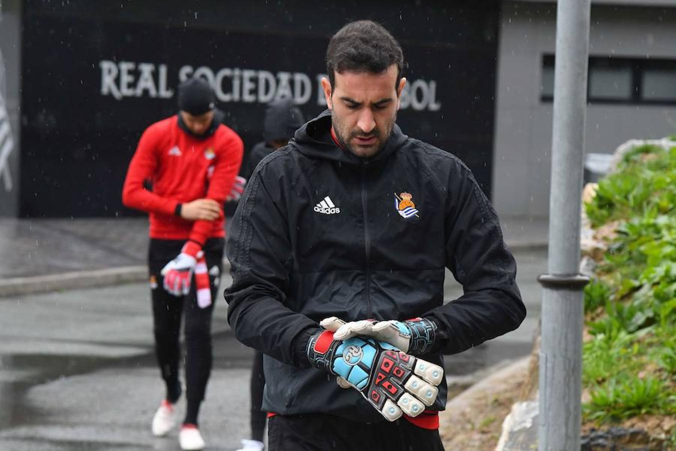 Entrenamiento de la Real Sociedad en Zubieta, en imágenes
