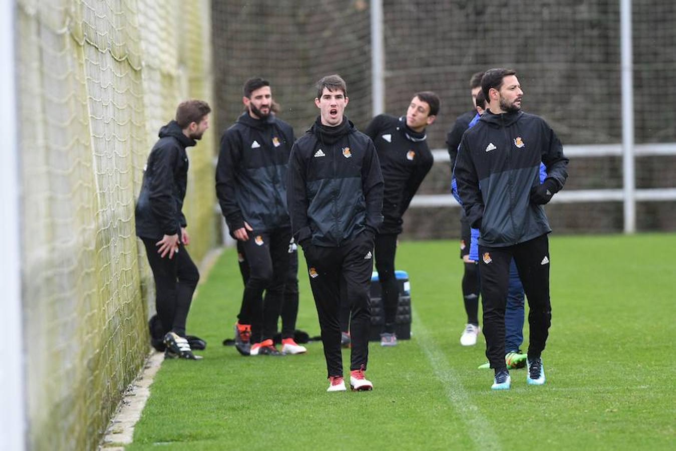 Entrenamiento de la Real Sociedad en Zubieta, en imágenes