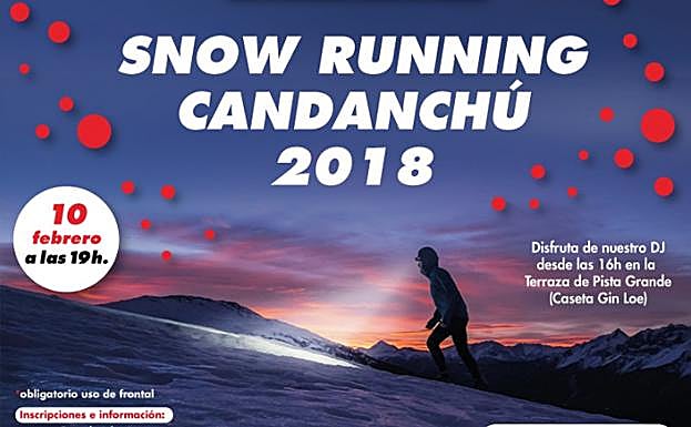 Cartel de la carrera de Candanchú